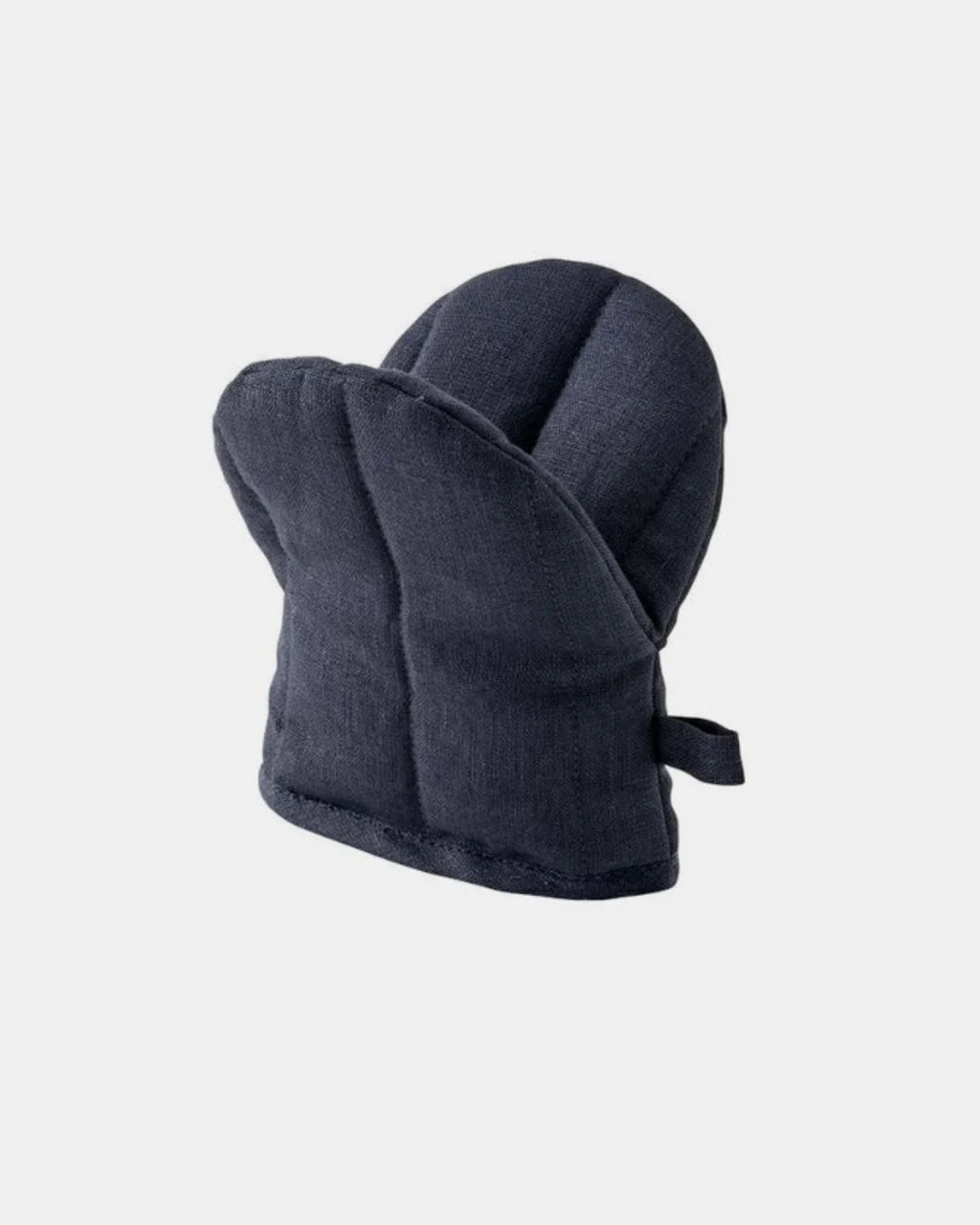 Linen Oven Mitten, Macadam