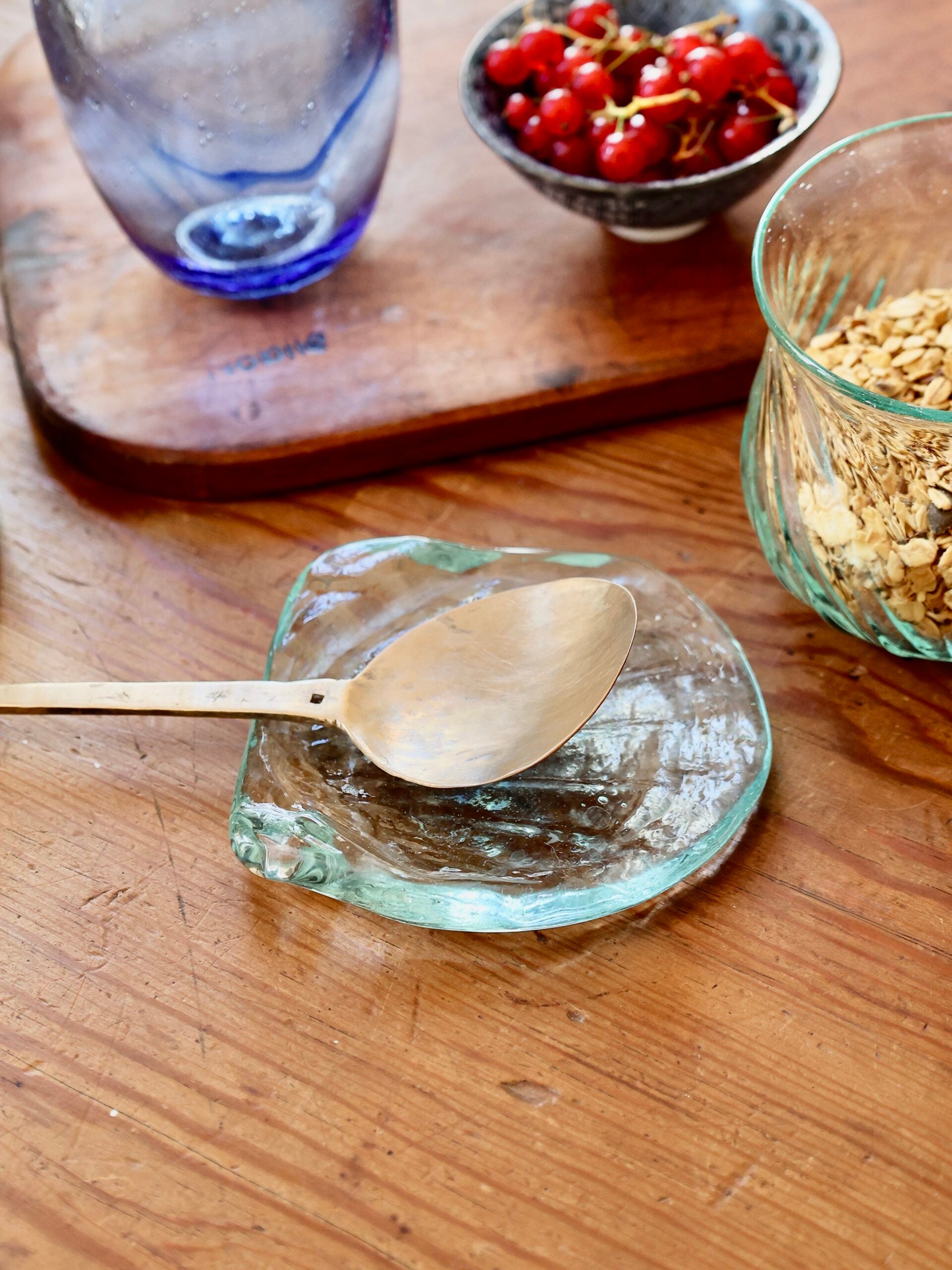 Glass Shell Spoon Rest