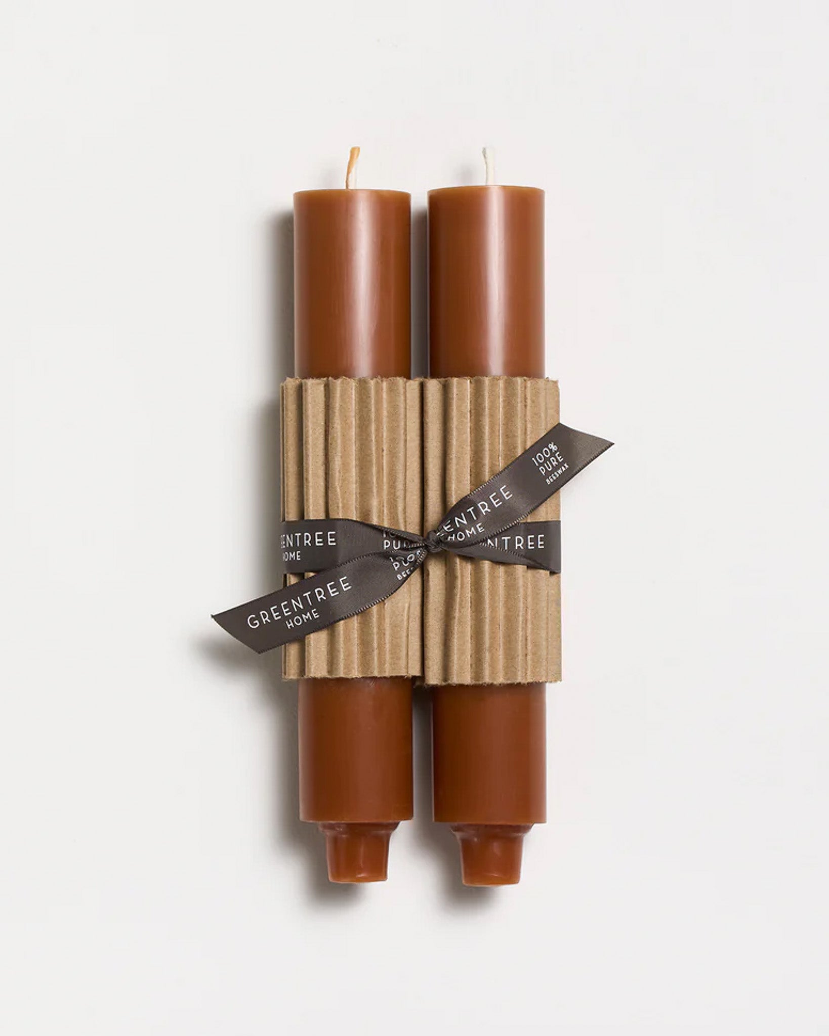 9" Column Taper Candles, Terracotta