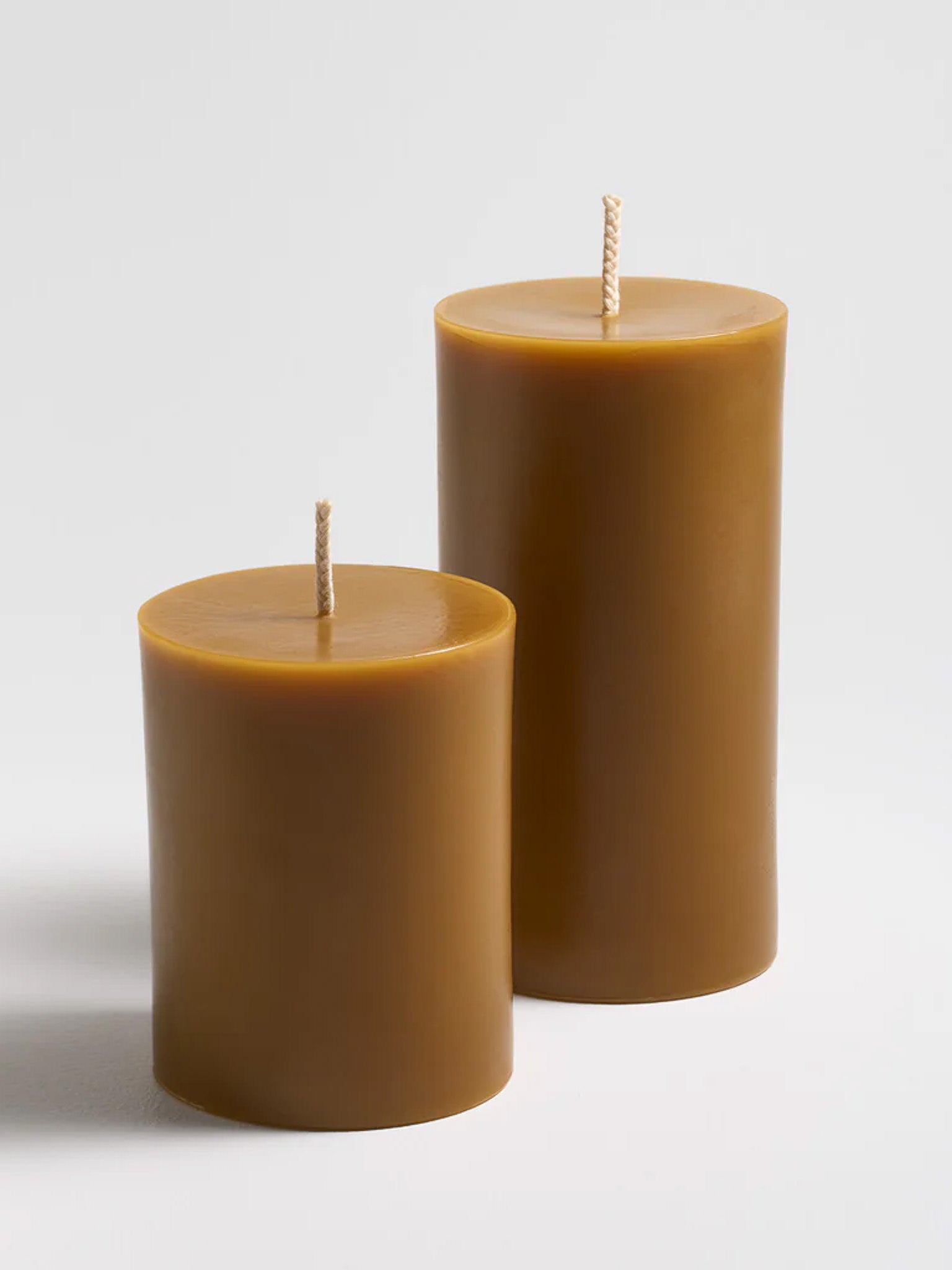 Pillar Beeswax Candle, Natural