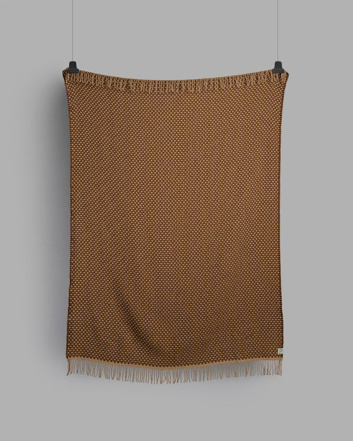 Isak Wool Throw, Chestnut