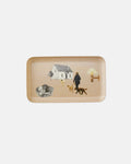 Small Linen Tray, Living with Dogs