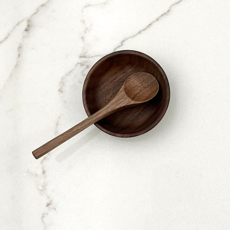 Walnut Wood Condiment Cup, 2"