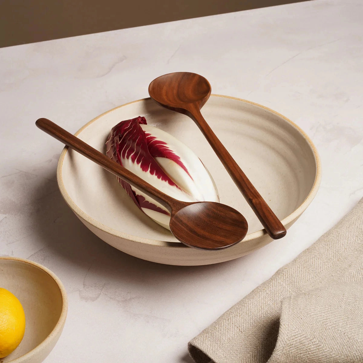 12" Round Walnut Spoon