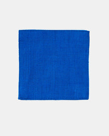 Linen Coaster Set, Bleu Roi
