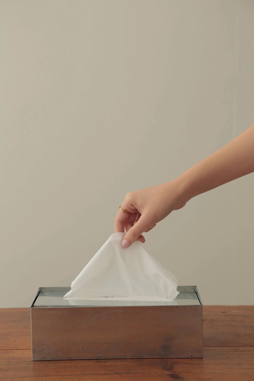 Galvanized Steel Tissue Box