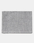 Linen Kitchen Cloth, Thin Grey White Stripe