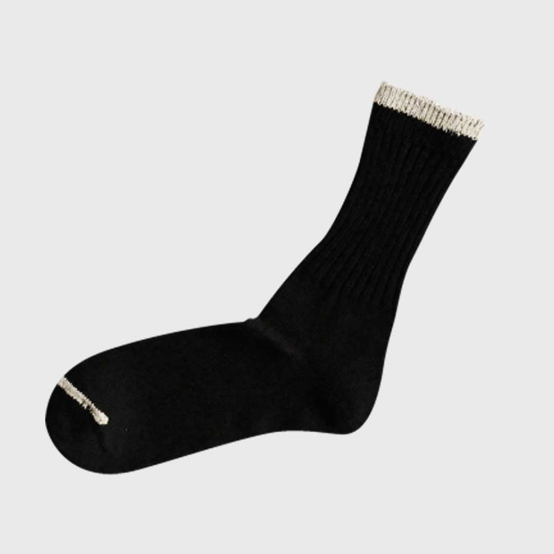 Silk Cotton Socks, Black
