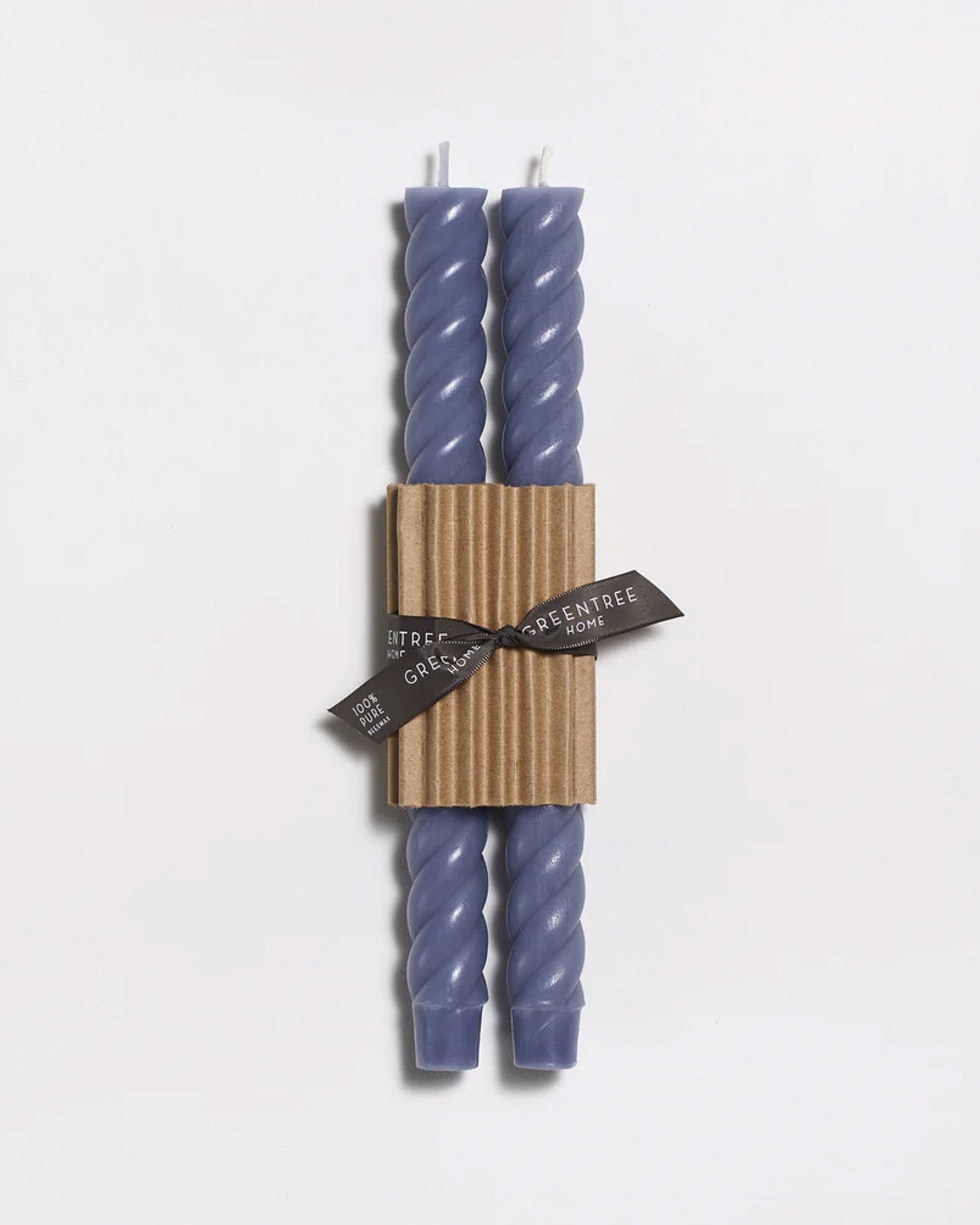 10" Rope Taper Candles, Lilac