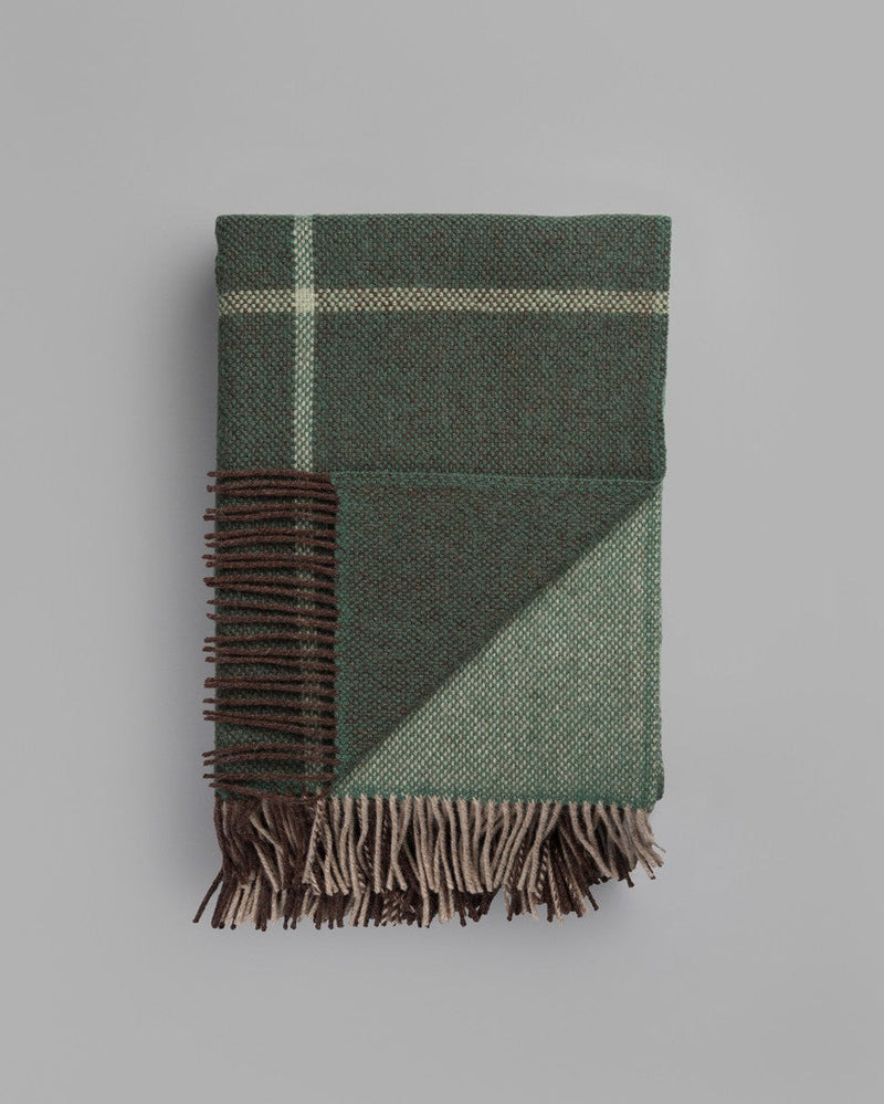 Filos Wool Throw, Green