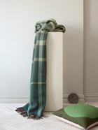 Filos Wool Throw, Green