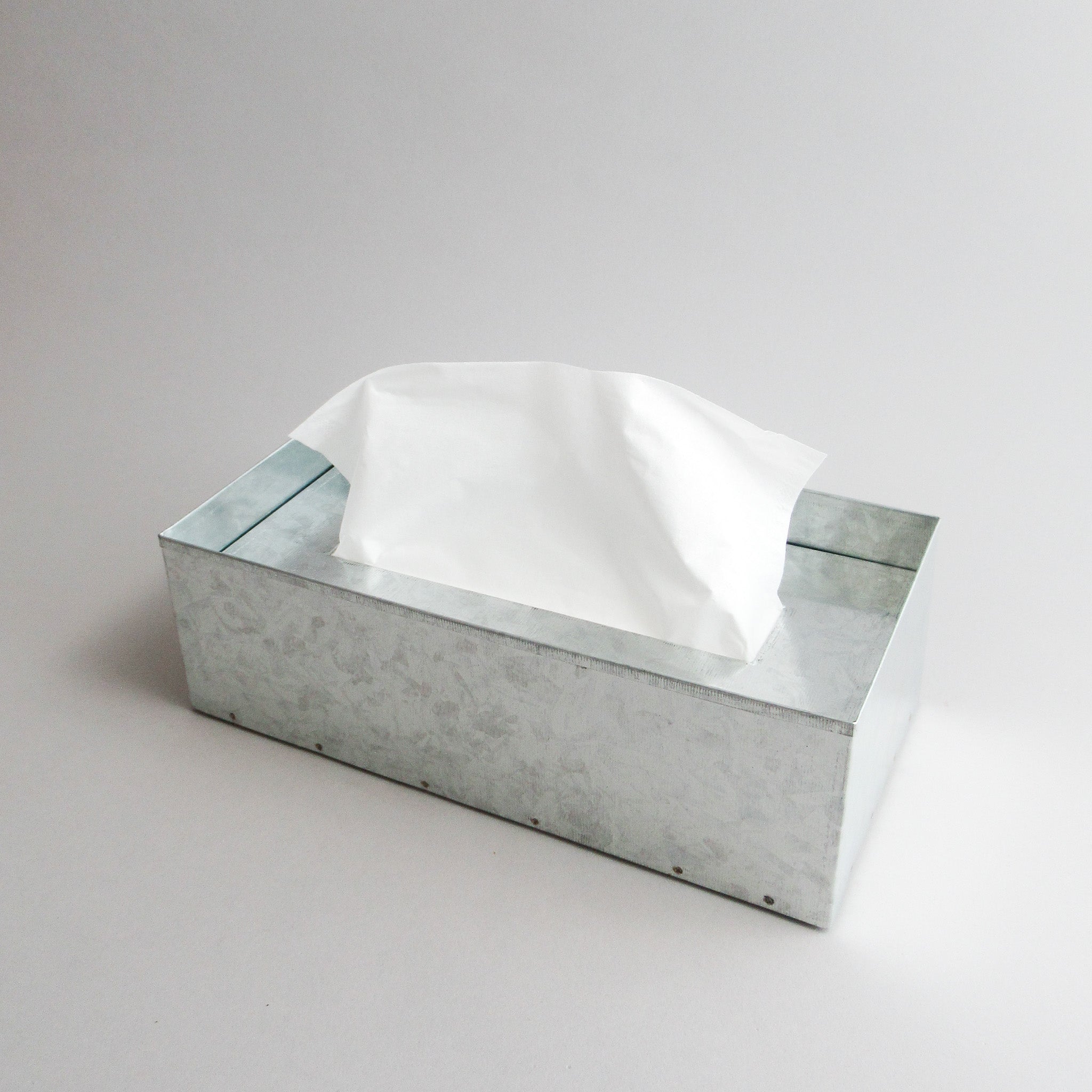 Galvanized Steel Tissue Box