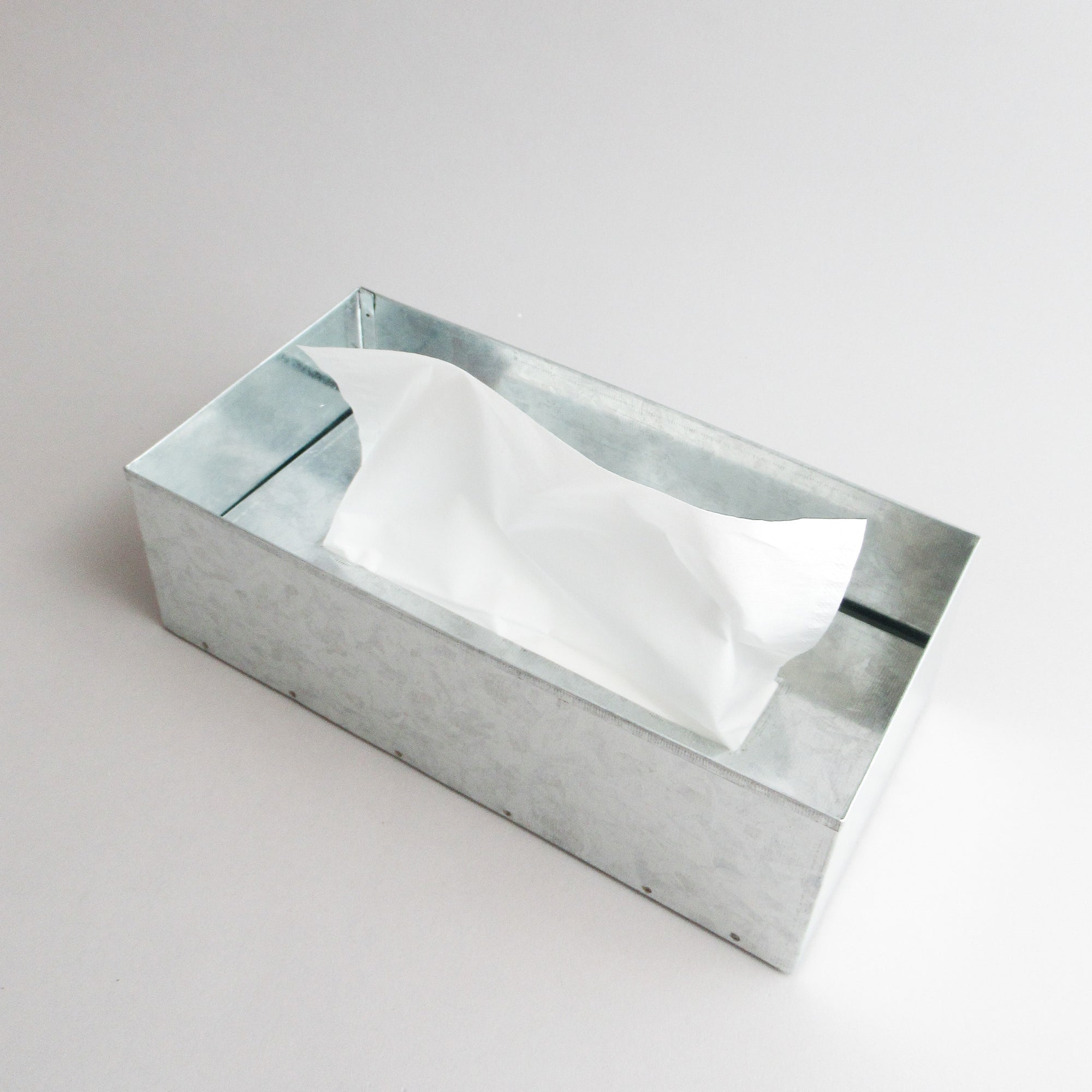 Galvanized Steel Tissue Box