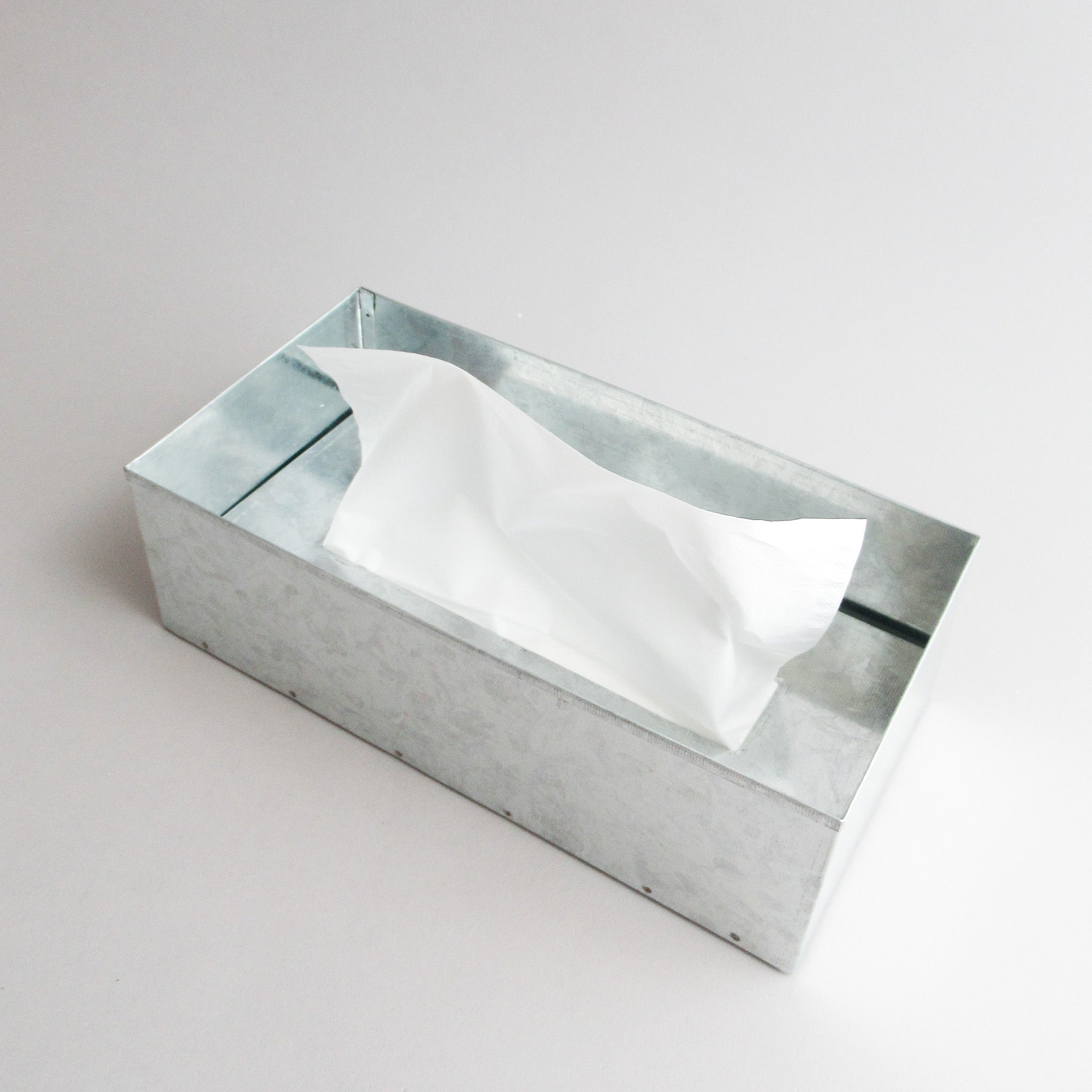 Galvanized Steel Tissue Box