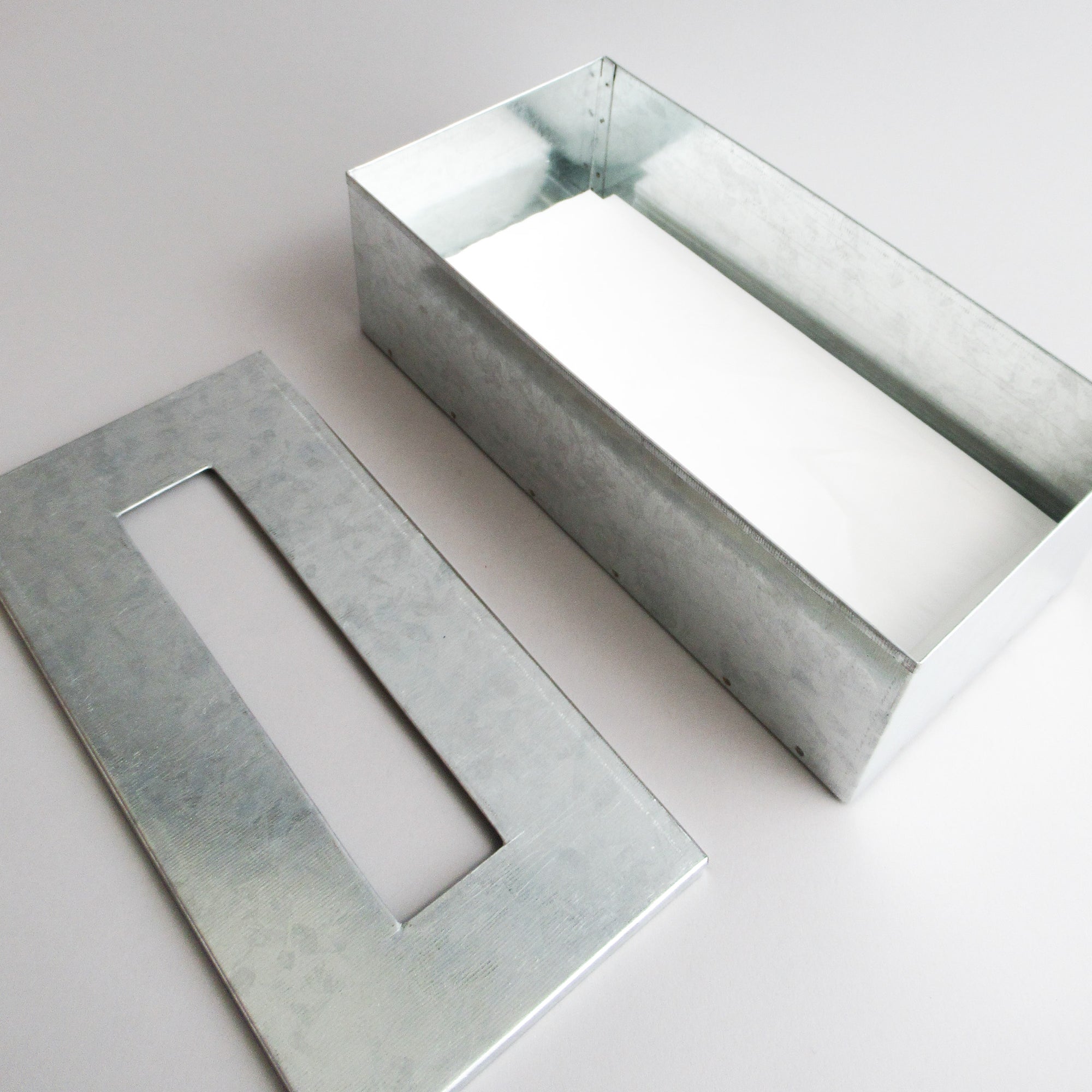 Galvanized Steel Tissue Box