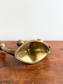 1960s Brutalist Cast Bronze 3-Arm Candelabra