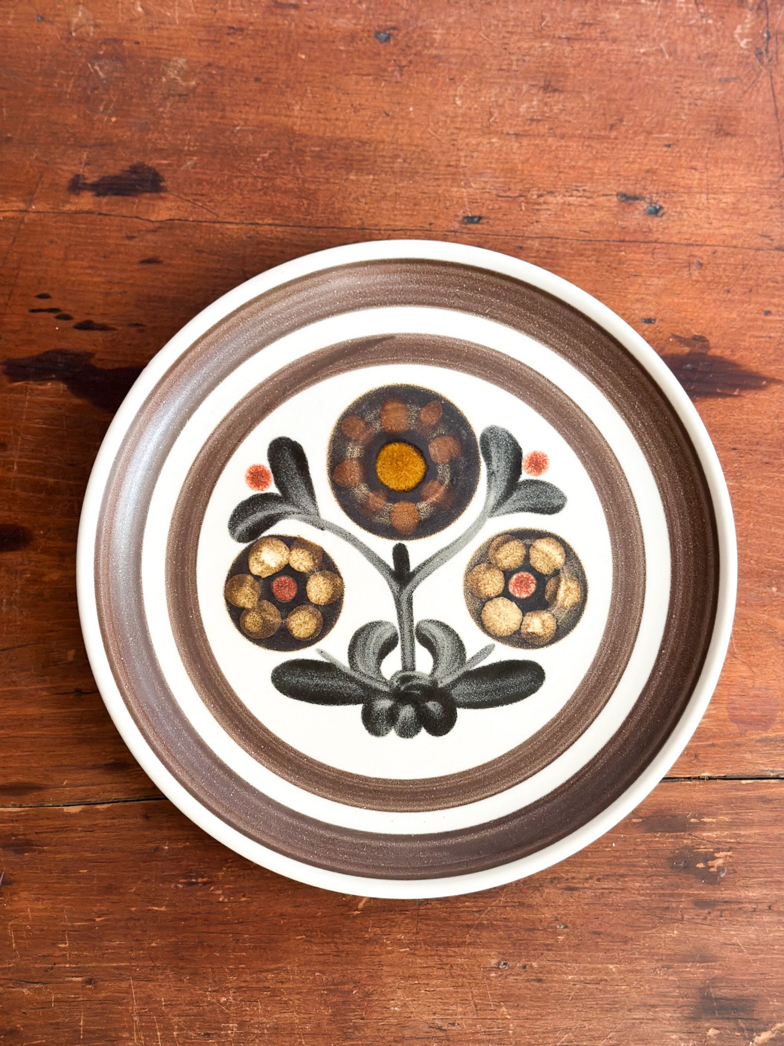 Mid-Century Flower Power Plate