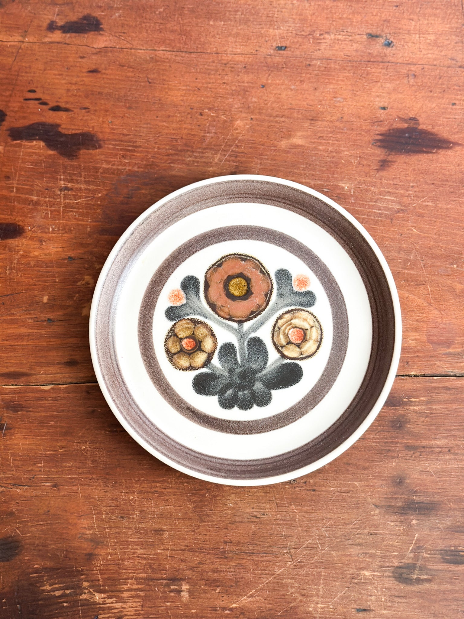 Mid-Century Flower Power Plate