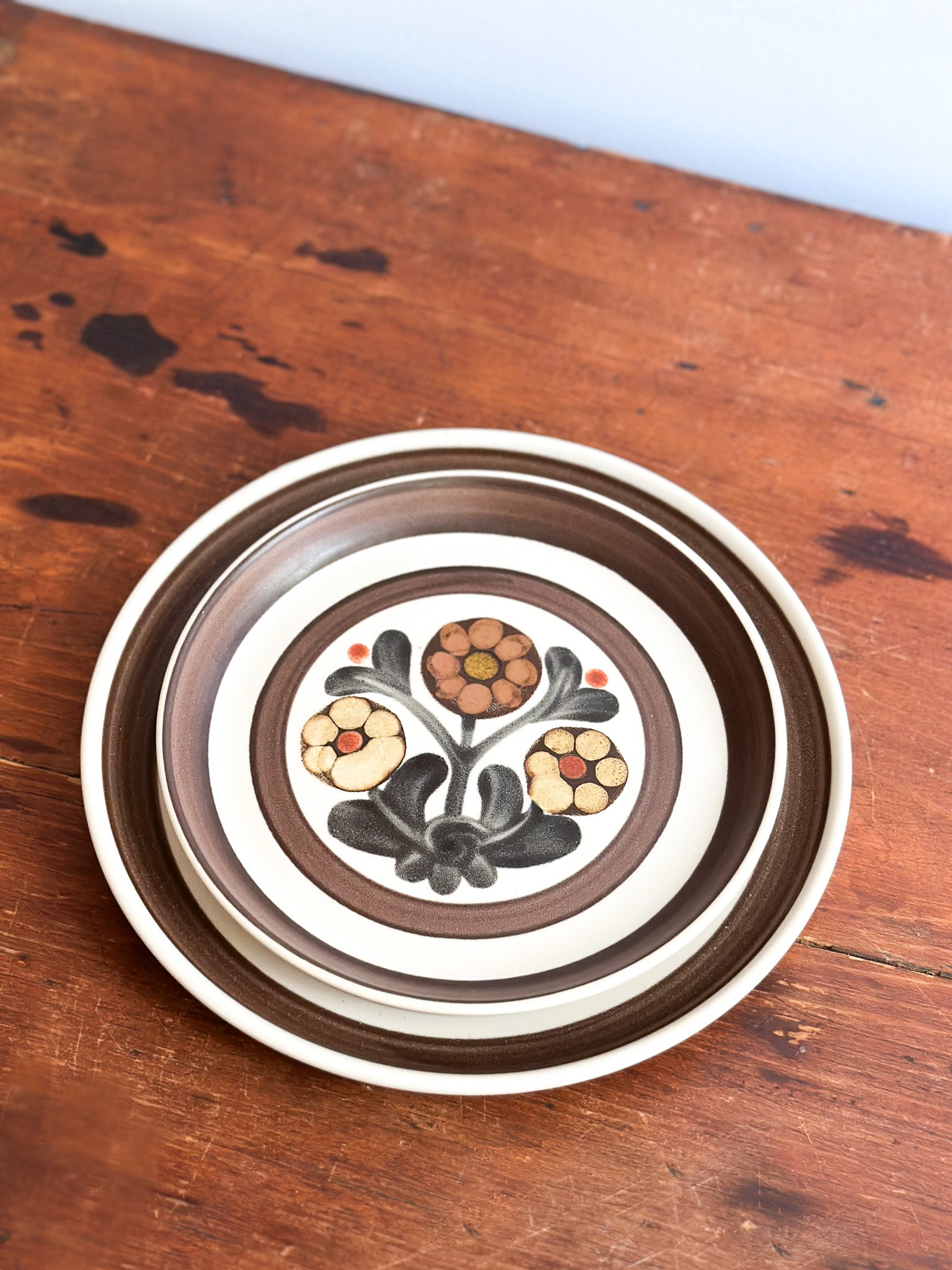 Mid-Century Flower Power Plate