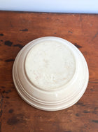 Vintage Stoneware Mixing Bowl, Cream Glaze