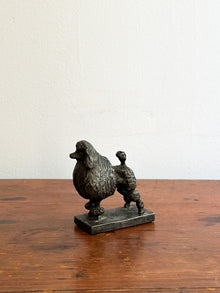 Mid-Century Bronze Poodle Object