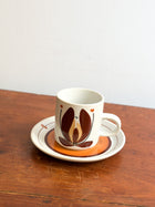 Mid-Century Espresso Cup & Saucer, Japan