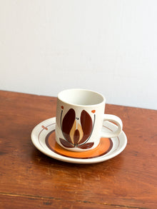 Mid-Century Espresso Cup & Saucer, Japan