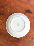 Vintage Dish with Yellow Flower Border, Japan
