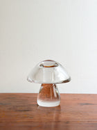 Vintage Crystal Glass Mushroom
