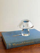 Vintage Crystal Glass Mushroom