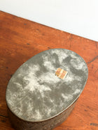 Vintage Embossed Tin Canister, Mexico