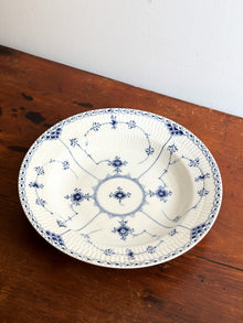 Vintage Blue & White Floral Bowl, Denmark