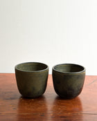Earthenware Tumbler in Algae Glaze