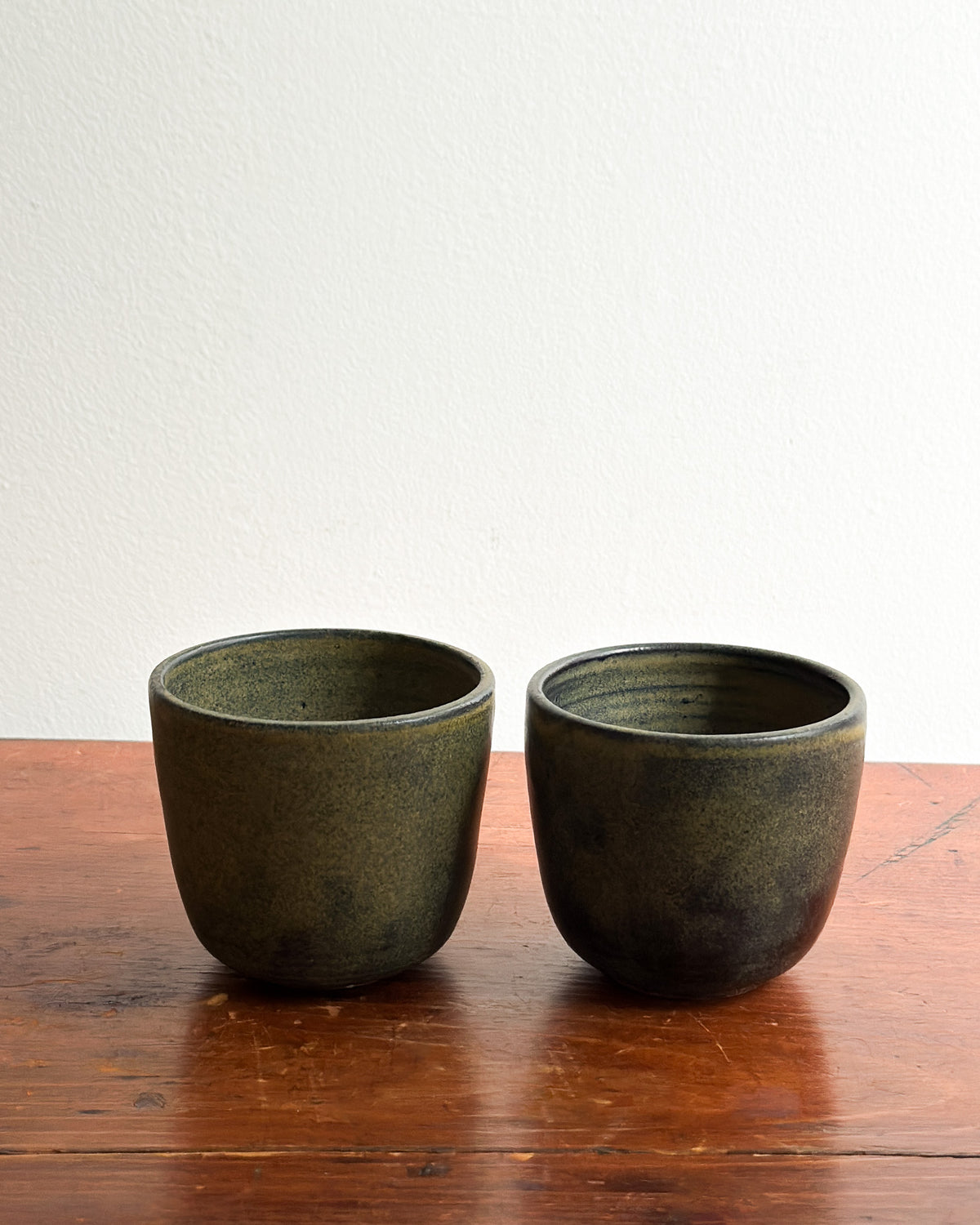 Earthenware Tumbler in Algae Glaze