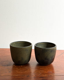 Earthenware Tumbler in Algae Glaze