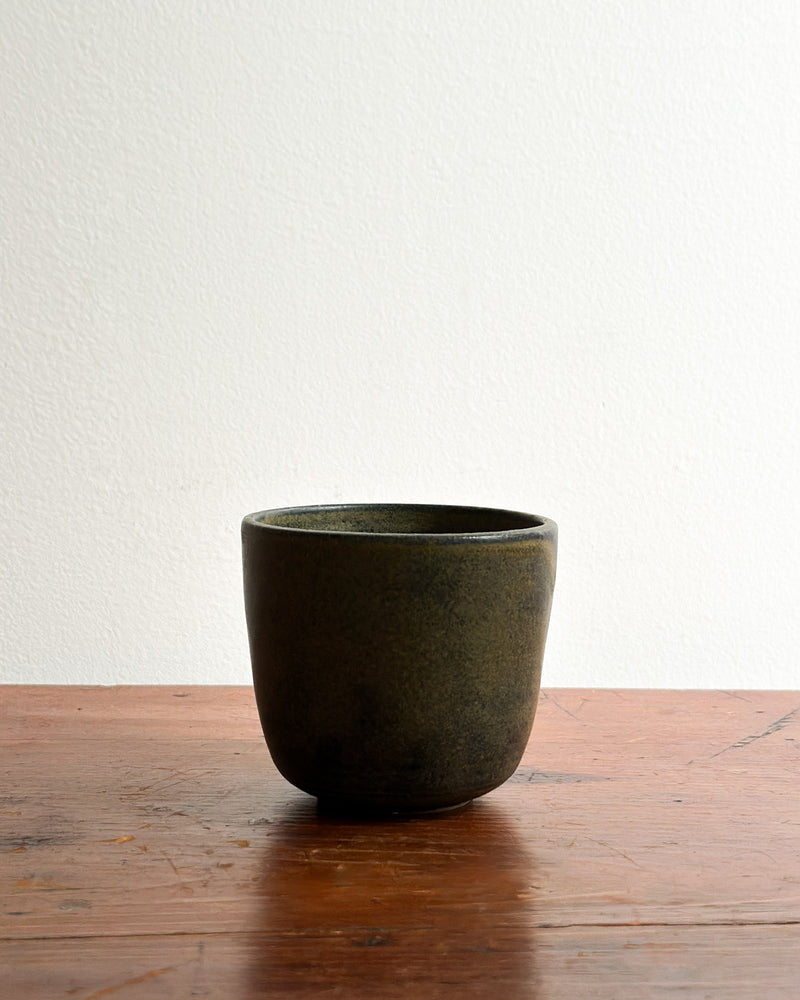 Earthenware Tumbler in Algae Glaze