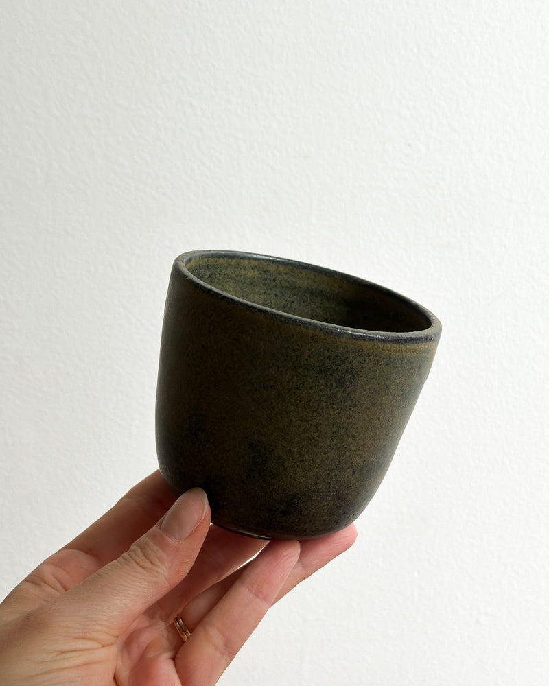 Earthenware Tumbler in Algae Glaze