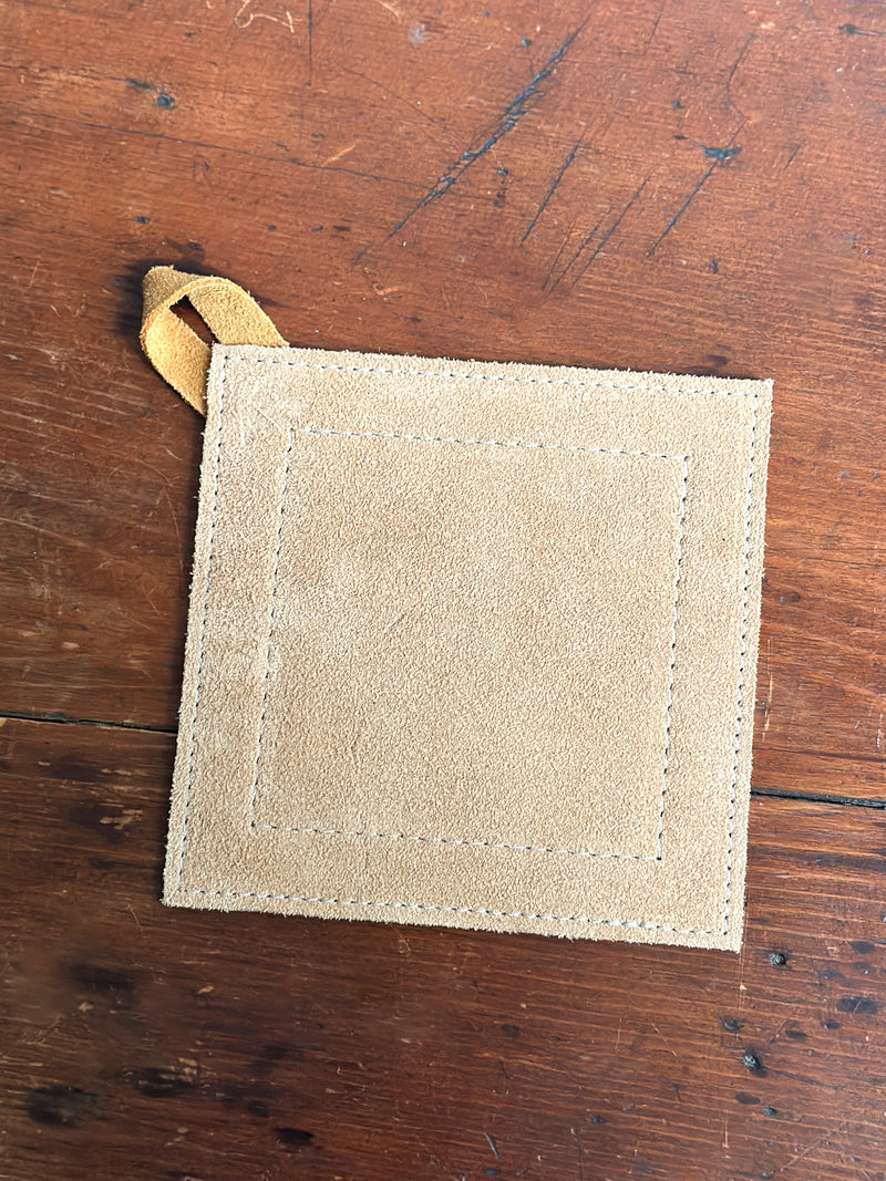 Suede Potholder, Toast