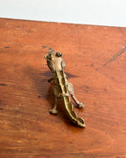 Vintage Metal Lizard Object