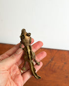 Vintage Metal Lizard Object
