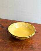 1960s Yellow Bowl with Flowers, Italy