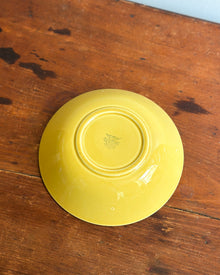 1960s Yellow Bowl with Flowers, Italy