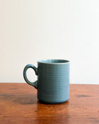 Mid-Century Sky Blue Ceramic Mug, Japan