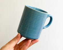 Mid-Century Sky Blue Ceramic Mug, Japan