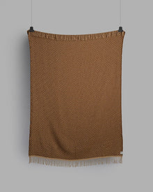 Isak Wool Throw, Chestnut