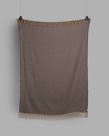 Isak Wool Throw, Far Away Blue