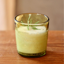 Recycled Glass Tumbler, Yellow/Green