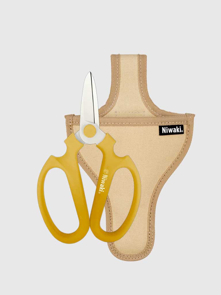 Niwaki Sakagen Flower Scissors, 180mm, Yellow