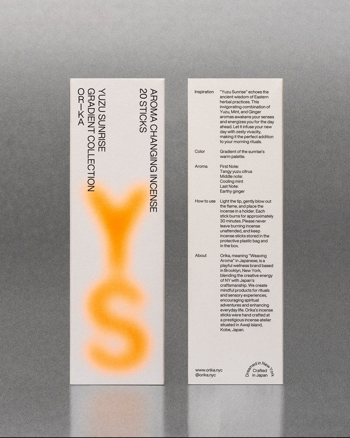 Orika Incense: Yuzu Sunrise