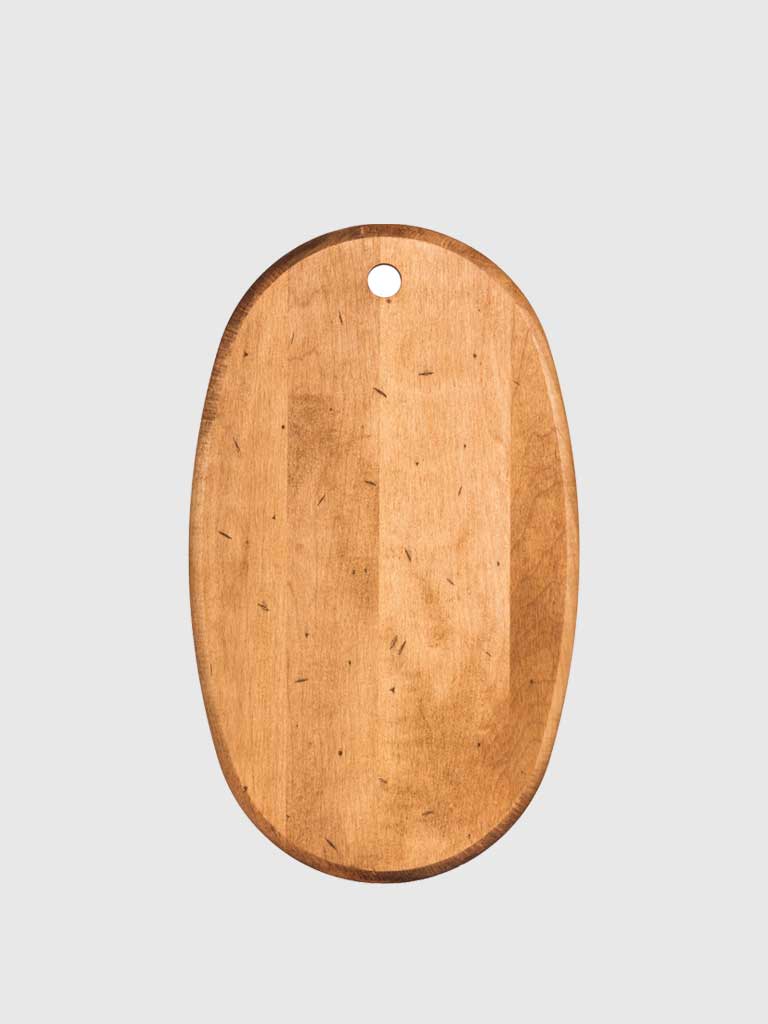 Maple Oval Serving Board